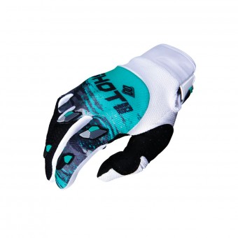 Guantes motocross SHOT Contact Counter Blanco Verde CE