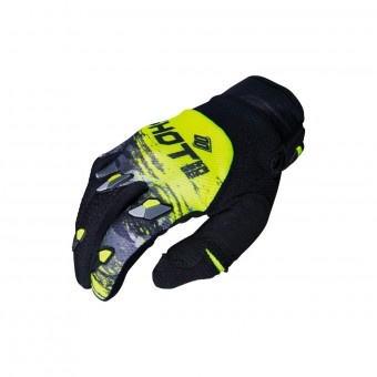 Guantes motocross SHOT Contact Counter Gris Neon Amarillo CE