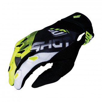 Guantes motocross SHOT Devo Ultimate Negro Neon Amarillo CE Niño Guantes motocross SHOT Devo Ultimate Negro Neon Amarillo CE Niño