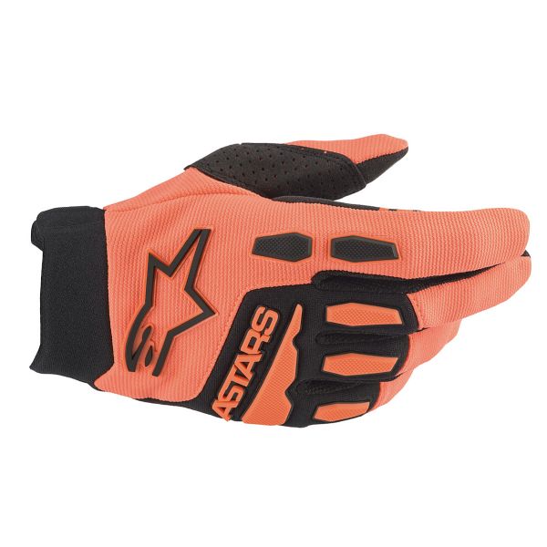 Guantes motocross Alpinestars Full Bore Orange Black Niño Guantes motocross Alpinestars Full Bore Orange Black Niño