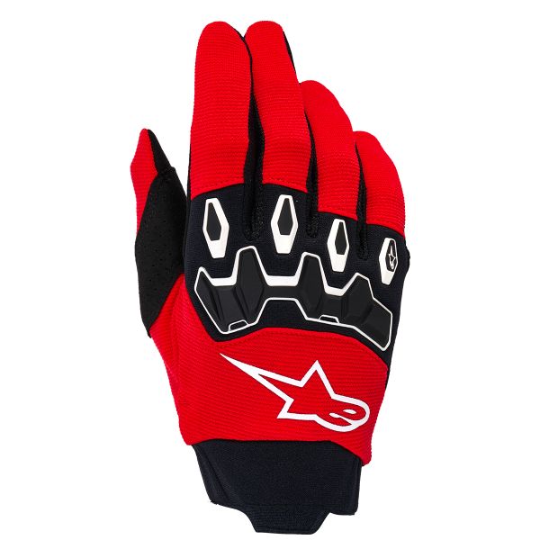 Guantes motocross Alpinestars Full Bore V2 Gloves Bright Red Black
