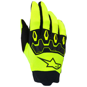Guantes motocross Alpinestars Full Bore V2 Gloves Yellow Fluo Black