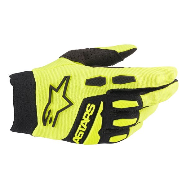 Guantes motocross Alpinestars Full Bore Yellow Fluo Black Ni�o