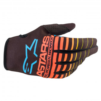 Guantes motocross Alpinestars Radar Glove Black Yellow Fluo Coral Niño Guantes motocross Alpinestars Radar Glove Black Yellow Fluo Coral Niño