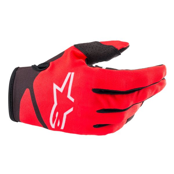 Guantes motocross Alpinestars Radar Glove Bright Red Black Ni�o
