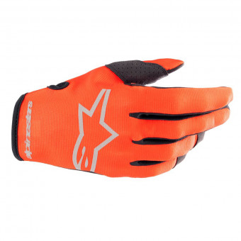 Guantes motocross Alpinestars Radar Gloves Hot Orange Black