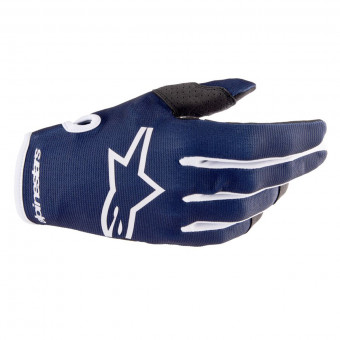 Guantes motocross Alpinestars Radar Gloves Night Navy White
