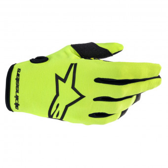 Guantes motocross Alpinestars Radar Gloves Yellow Fluo Black