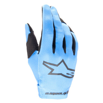 Guantes motocross Alpinestars Radar Light Blue Black