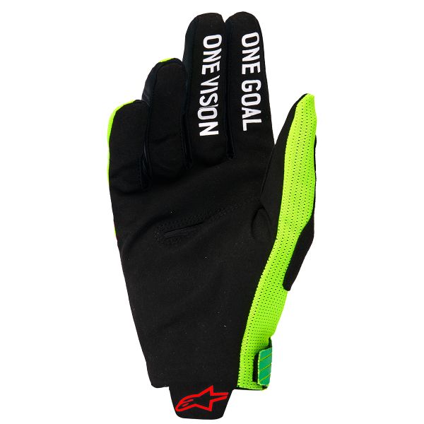 Alpinestars Radar Pro Gloves Green Yellow Fluo Pink Fluo
