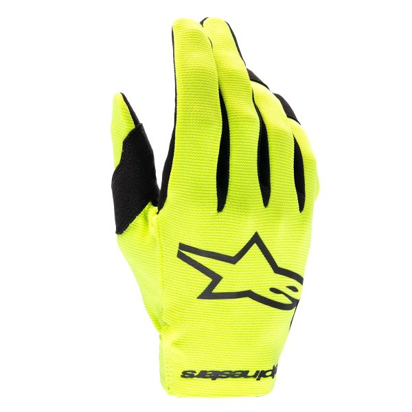 Guantes motocross Alpinestars Radar Amarillo Fluo Negro Guantes motocross Alpinestars Radar Amarillo Fluo Negro