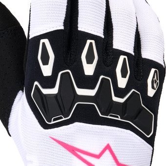 Alpinestars Stella Full Bore V2 Gloves White Pink Fluo Black
