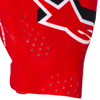 Alpinestars Supertech Mx Gloves Fire Red Black White