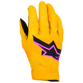 Guantes motocross Alpinestars Supertech Mx Gloves Gold Black Fluo Pink Guantes motocross Alpinestars Supertech Mx Gloves Gold Black Fluo Pink