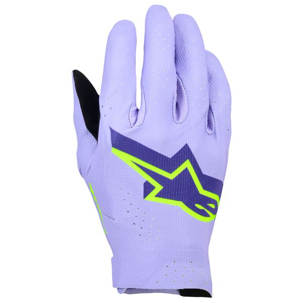 Guantes motocross Alpinestars Supertech Mx Gloves Lavender Violet Fluo Yellow Guantes motocross Alpinestars Supertech Mx Gloves Lavender Violet Fluo Yellow