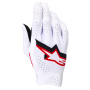 Guantes motocross Alpinestars Supertech Mx Gloves White Black Fire Red