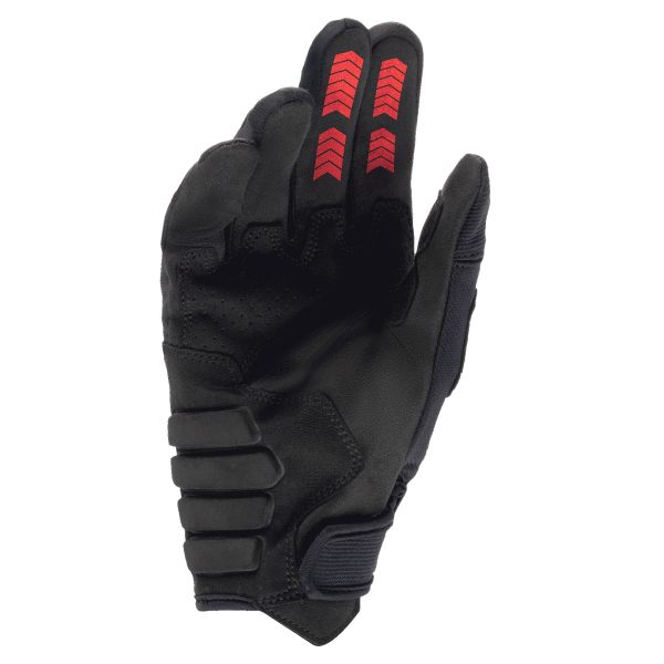 Alpinestars Guante Techdura Rojo Fuego Negro