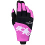 Guantes motocross Alpinestars Techstar Gloves Black Light Gray Purple