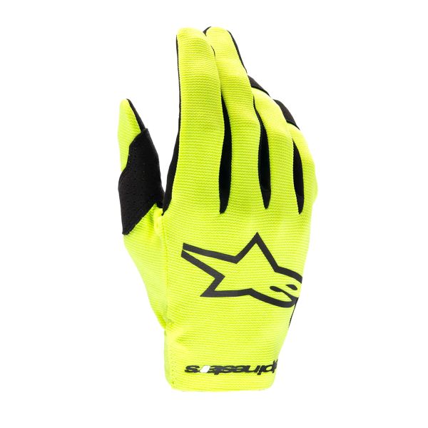 Guantes motocross Alpinestars Juvenil Radar Amarillo Fluo Negro Guantes motocross Alpinestars Juvenil Radar Amarillo Fluo Negro