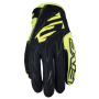 Guantes motocross Five Mxf3 Evo Negro fluo Amarillo