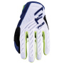 Guantes motocross Five Mxf3 Evo Navy blanco fluo Amarillo