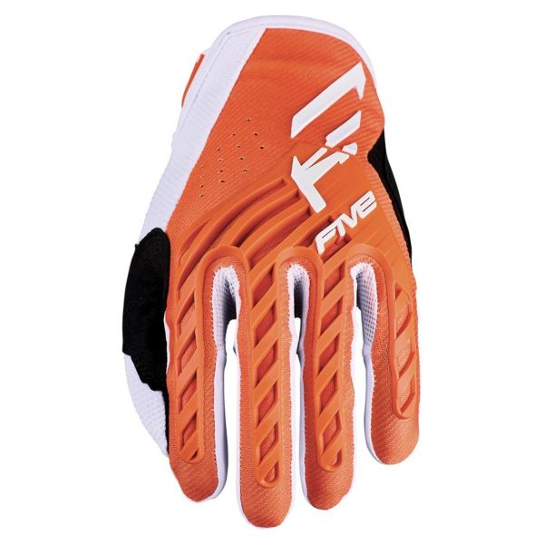 Guantes motocross Five Mxf3 Evo Naranja blanco