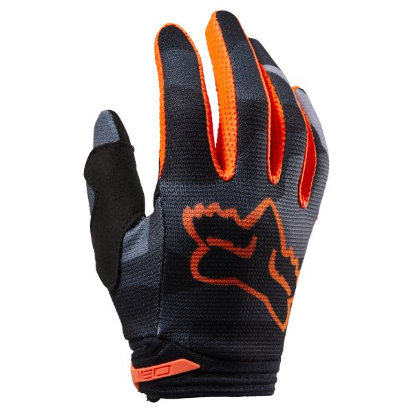 Guantes motocross FOX 180 Bknr Glove Grey Camo Ni�o