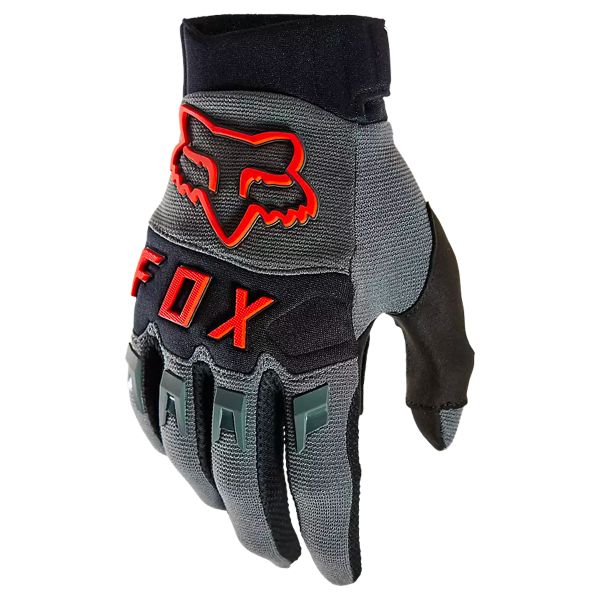 Guantes motocross FOX Dirtpaw Glove Grey Red 037