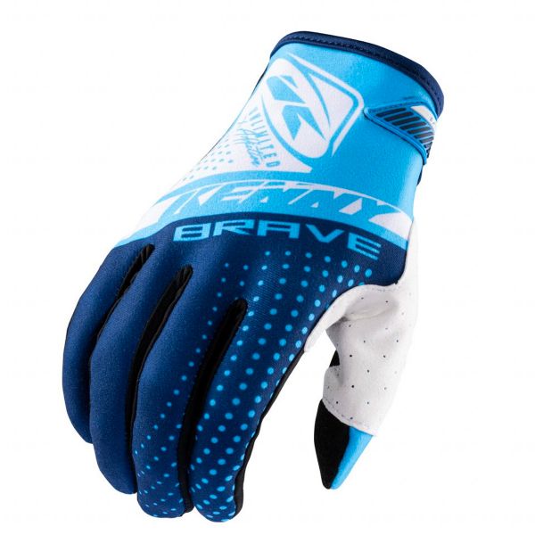 Guantes motocross Kenny Brave Blue Gloves