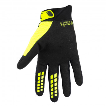 Kenny Track Black Neon Yellow Kid Gloves