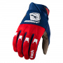 Guantes motocross Kenny Track Navy Red Kid Gloves