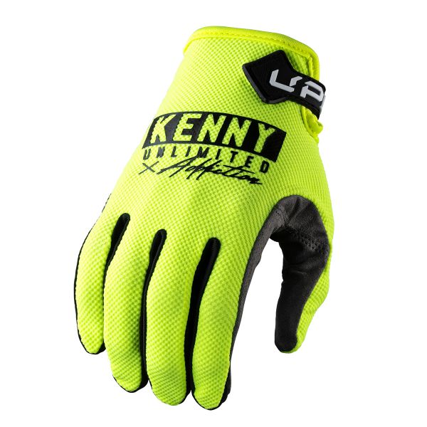 Guantes motocross Kenny Up Neon Yellow Gloves