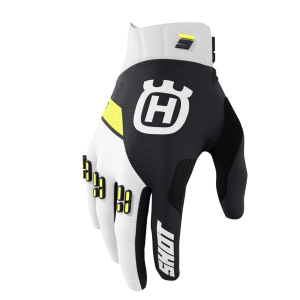 Guantes motocross SHOT Aerolite Husqvarna Limited Edition 2022 Black Gloves