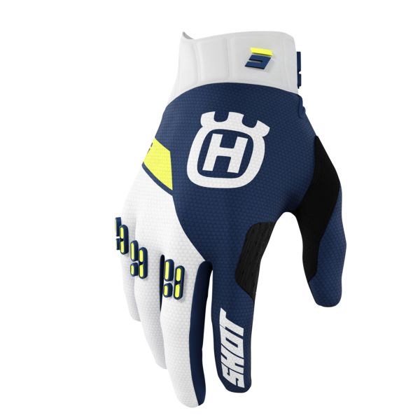 Guantes motocross SHOT Aerolite Husqvarna Limited Edition 2022 Blue Gloves