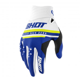 Guantes motocross SHOT Contact Shining Glove Navy