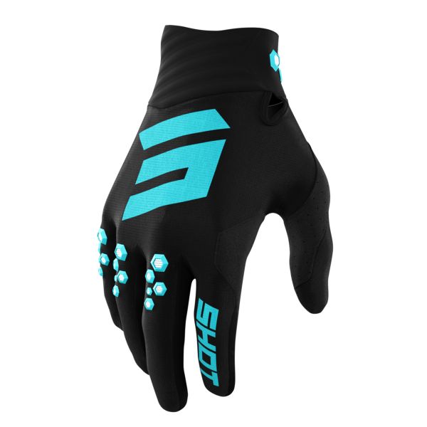Guantes motocross SHOT Contact Turquoise Gloves