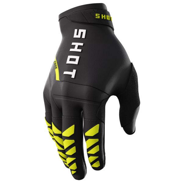 Guantes motocross SHOT Core Neon Yellow