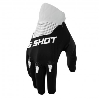 Guantes motocross SHOT Devo Black Gloves