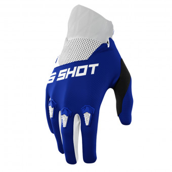 Guantes motocross SHOT Devo Blue Gloves Nio