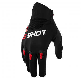 Guantes motocross SHOT Devo Red Gloves