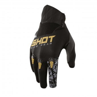 Guantes motocross SHOT Devo Storm Glove Gold Nio