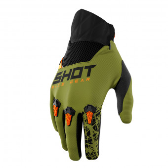 Guantes motocross SHOT Devo Storm Glove Kaki