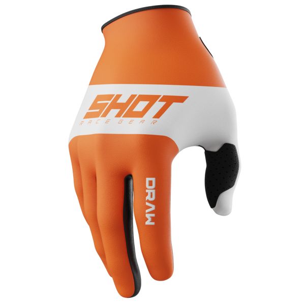 Guantes motocross SHOT Dibujar Kid Cielo Naranja