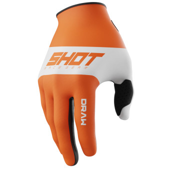 Guantes motocross SHOT Dibujar Cielo Naranja