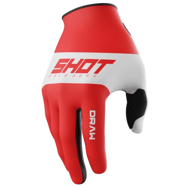 Guantes motocross SHOT Dibujar Cielo Rojo