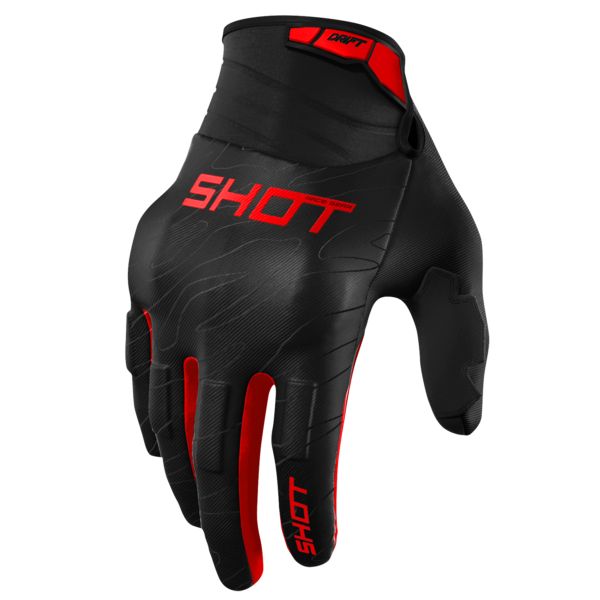 Guantes motocross SHOT Drift Onyx Rojo