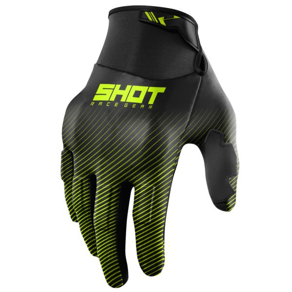 Guantes motocross SHOT Drift Rim Amarillo Nen