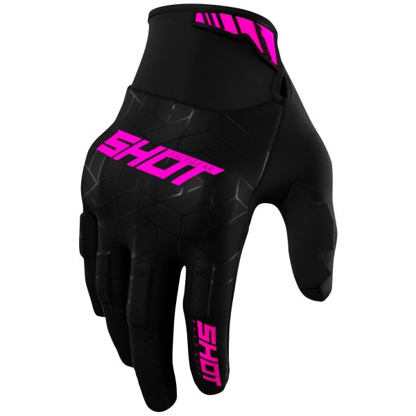 Guantes motocross SHOT Drift Spider Pink