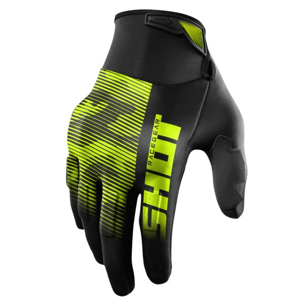 Guantes motocross SHOT Drift Tactic Amarillo Nen