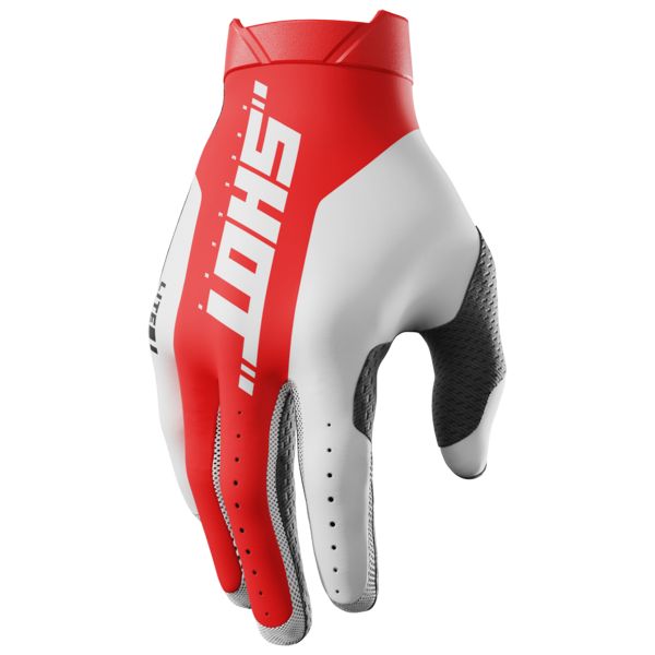 Guantes motocross SHOT Lite Pro Rojo